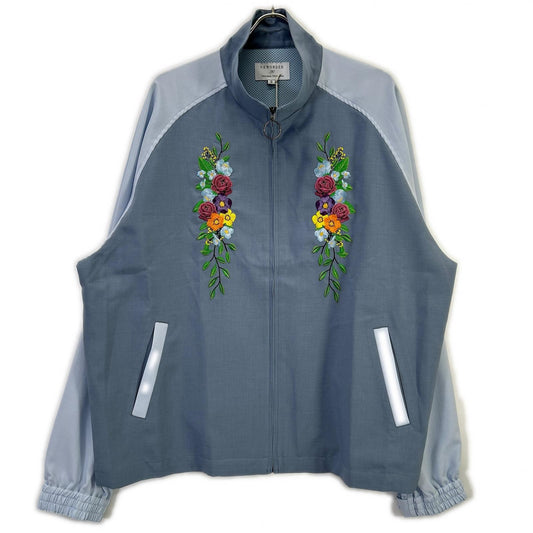 New Order 26SS 2-Tone Sax Blue Track Jacket Size 3