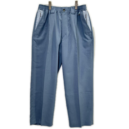 New Order 26SS 2-Tone Sax Blue Wide Relax Pants Size 2