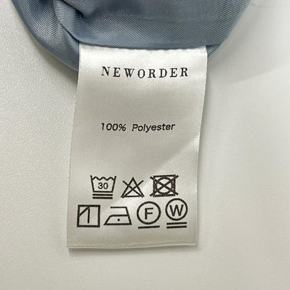 New Order 26SS 2-Tone Sax Blue Wide Relax Pants Size 2