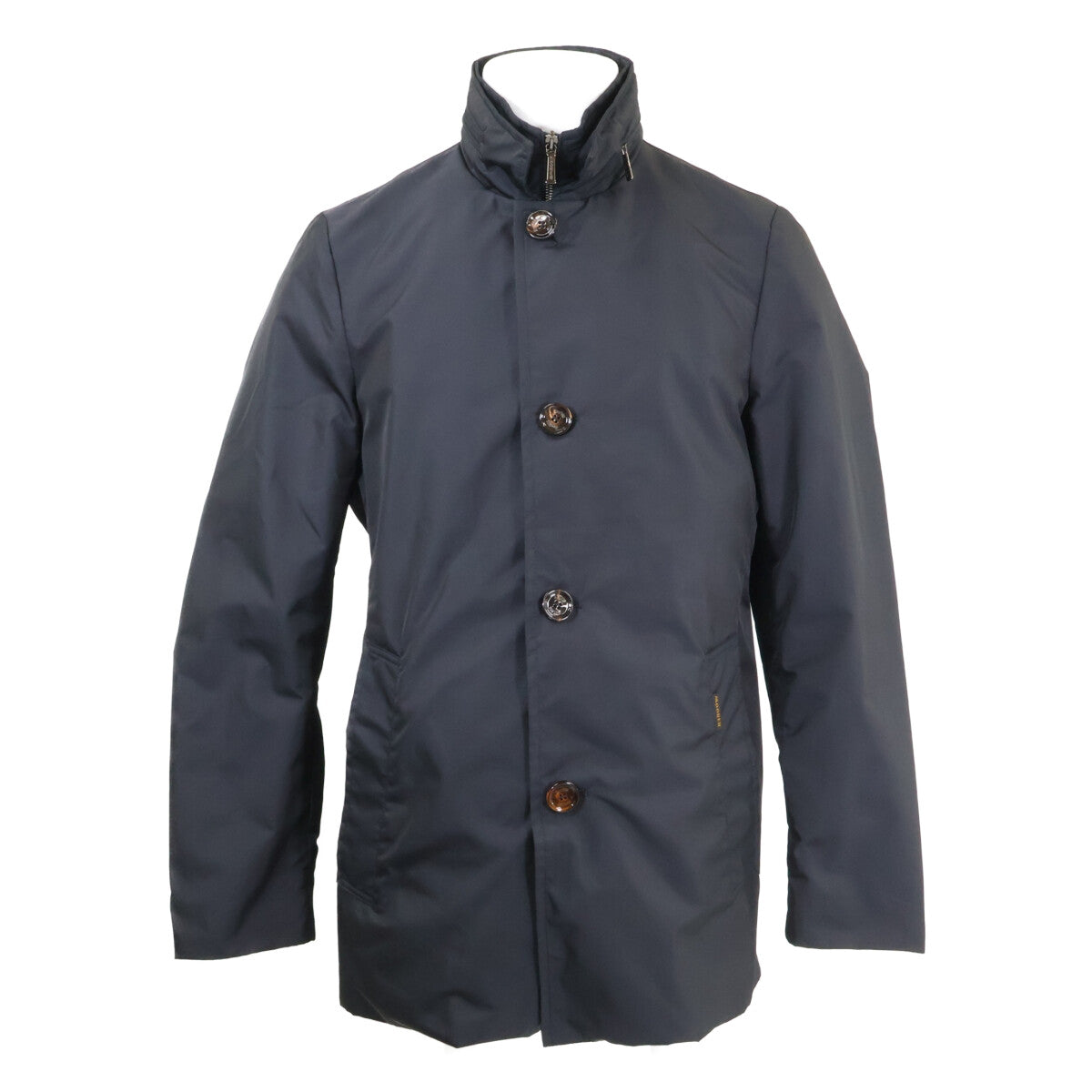 MOORER BORROMINI-WK Nylon Short Coat Navy Size 46
