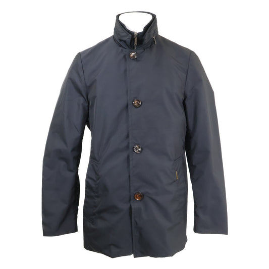 MOORER BORROMINI-WK Nylon Short Coat Navy Size 46