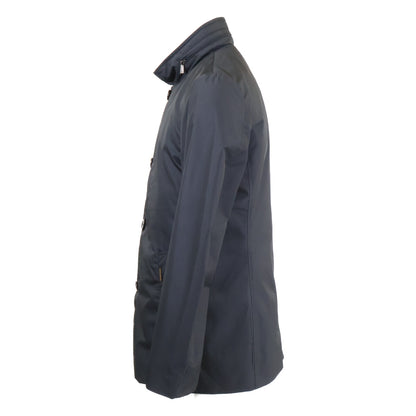 MOORER BORROMINI-WK Nylon Short Coat Navy Size 46