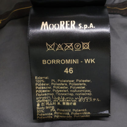 MOORER BORROMINI-WK Nylon Short Coat Navy Size 46