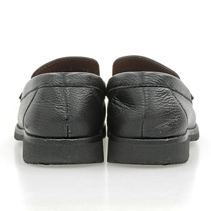 a.testoni Leather Bit Loafers Black Size 6.5
