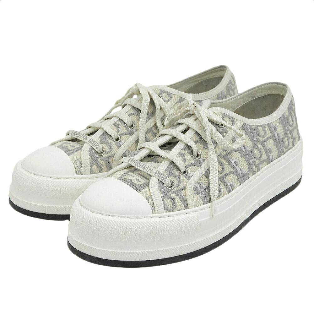 Christian Dior Walk'n'Dior Oblique Sneakers Gray Size EU 39
