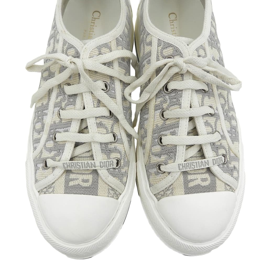Christian Dior Walk'n'Dior Oblique Sneakers Gray Size EU 39