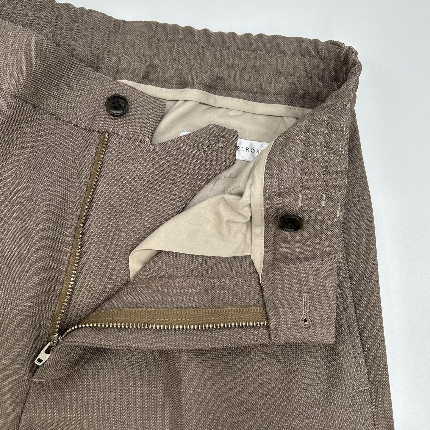 MEN'S MELROSE Suit Set-up Jacket Brown Size 3