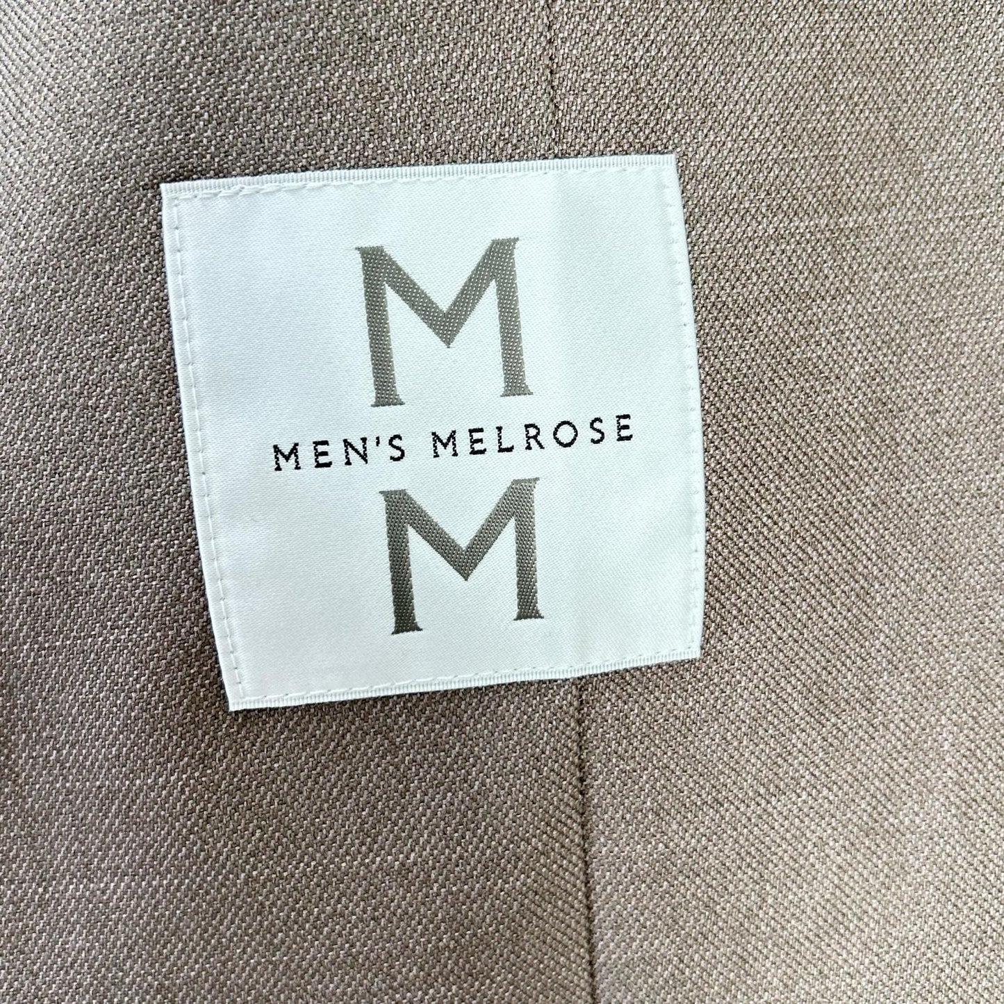 MEN'S MELROSE Suit Set-up Jacket Brown Size 3