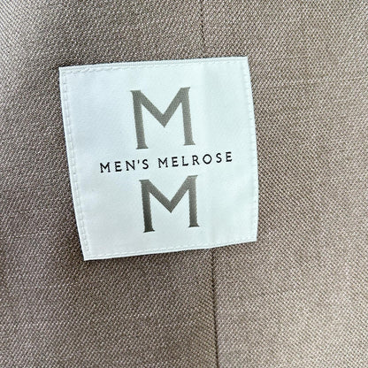 MEN'S MELROSE Suit Set-up Jacket Brown Size 3