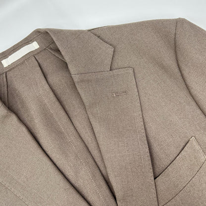 MEN'S MELROSE Suit Set-up Jacket Brown Size 3
