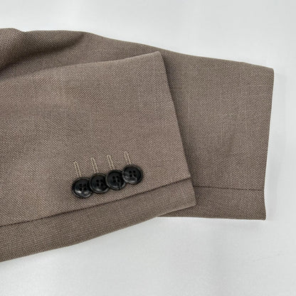 MEN'S MELROSE Suit Set-up Jacket Brown Size 3