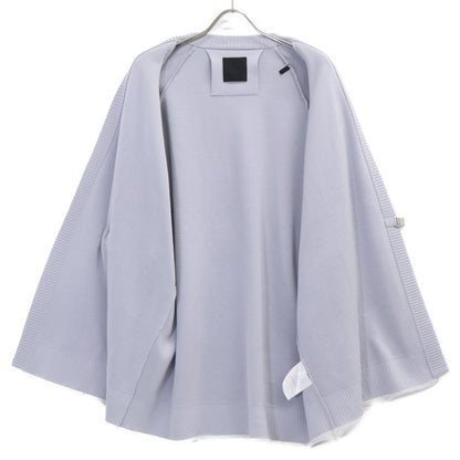 GIVENCHY Blue BM90J34YAL Padlock Closure Cardigan Size M