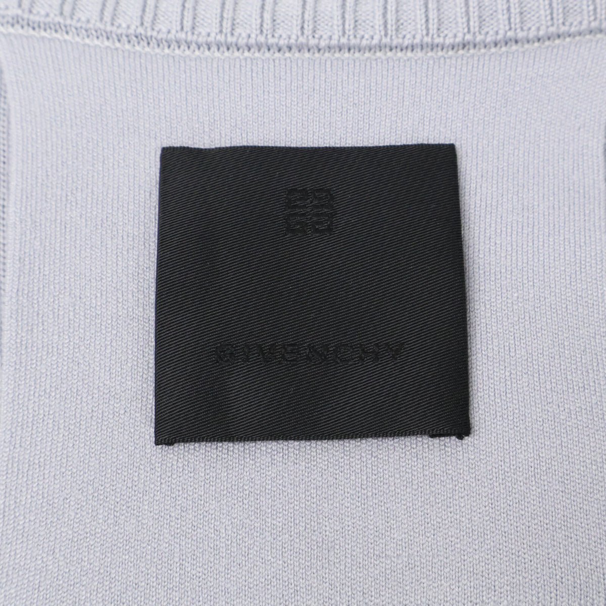 GIVENCHY Blue BM90J34YAL Padlock Closure Cardigan Size M