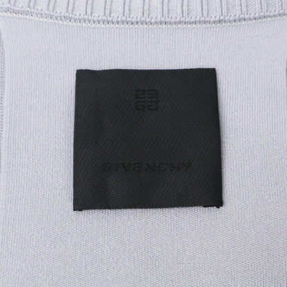 GIVENCHY Blue BM90J34YAL Padlock Closure Cardigan Size M