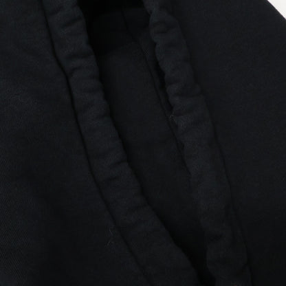 CELINE Black Studs Embroidery Loose Fit Hoodie Size L