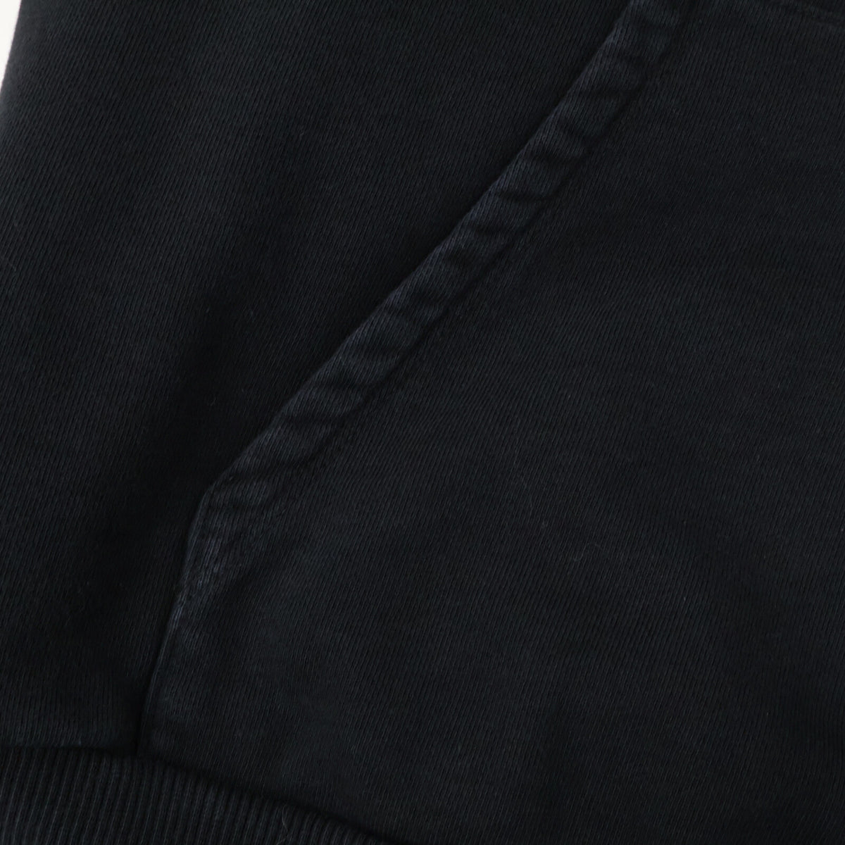 CELINE Black Studs Embroidery Loose Fit Hoodie Size L