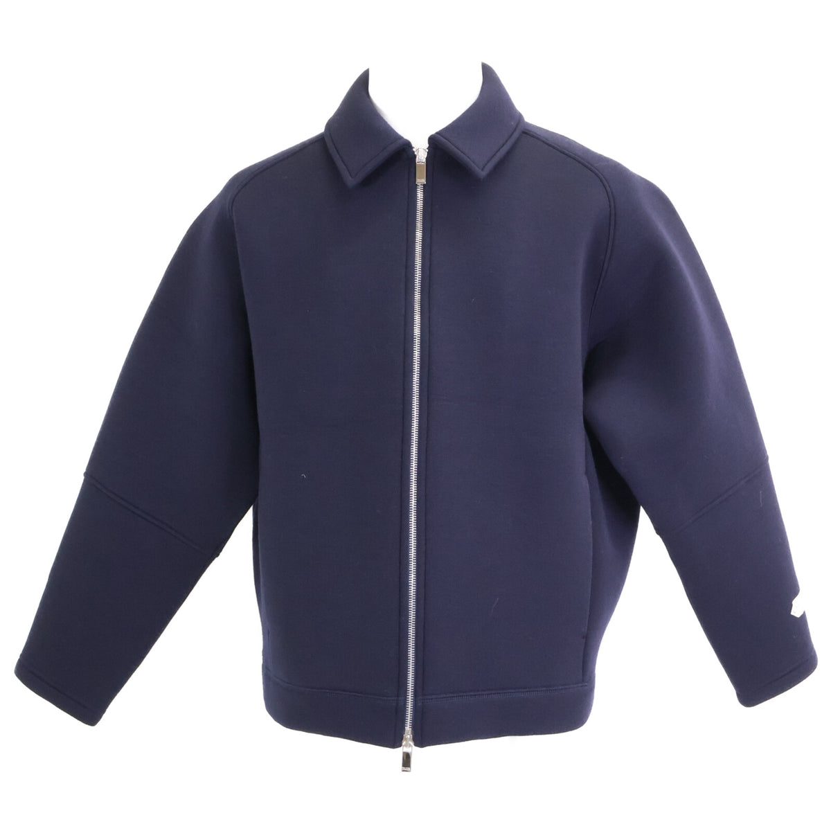 DIOR 543J400A1016 Paris Label Bonded Zip Jacket Navy Size M