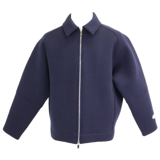 DIOR 543J400A1016 Paris Label Bonded Zip Jacket Navy Size M
