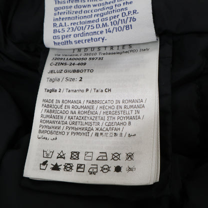 MONCLER JELUZ Hooded Down Jacket Black Size 2