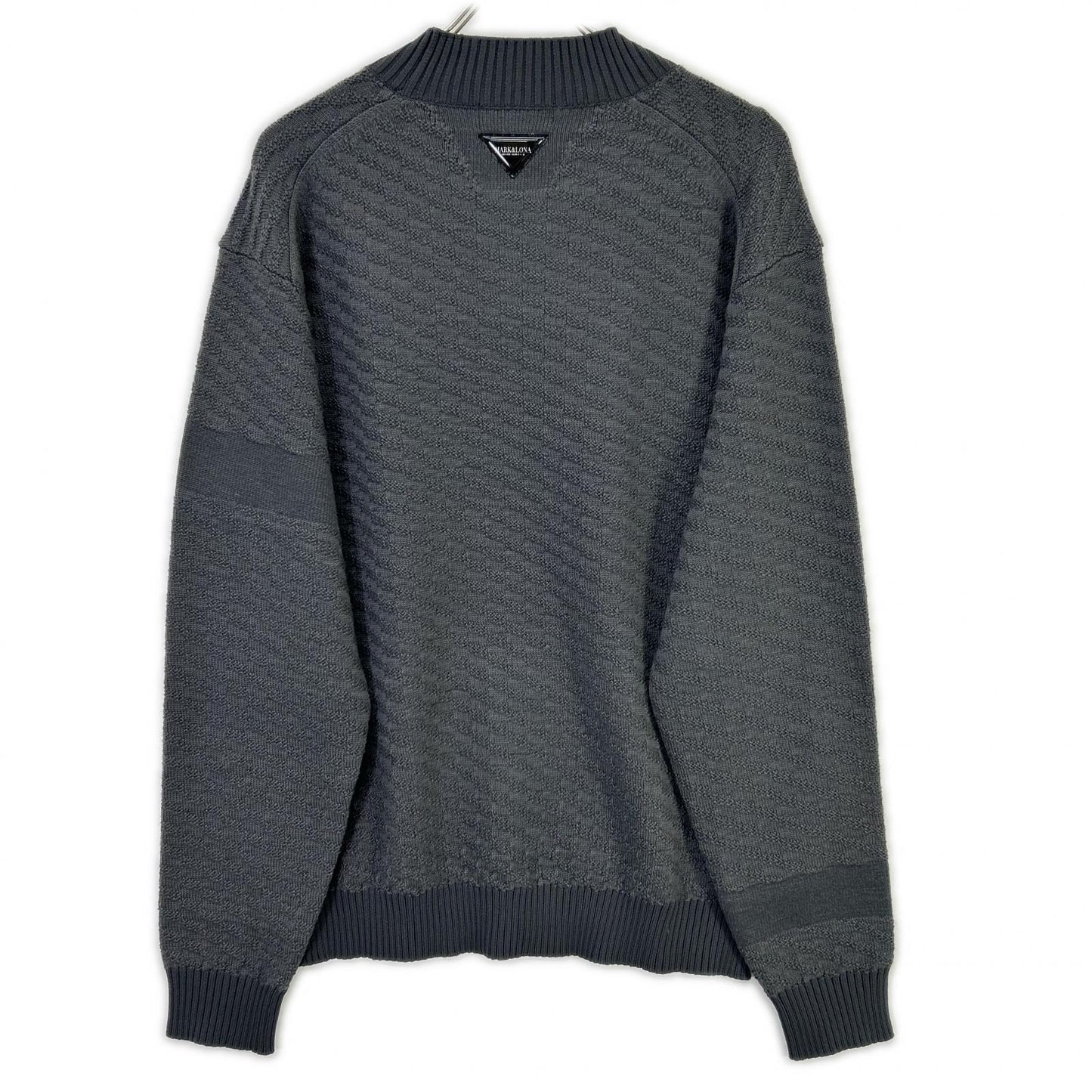MARK&LONA Wool DPHK Knit Sweater Charcoal Size 48