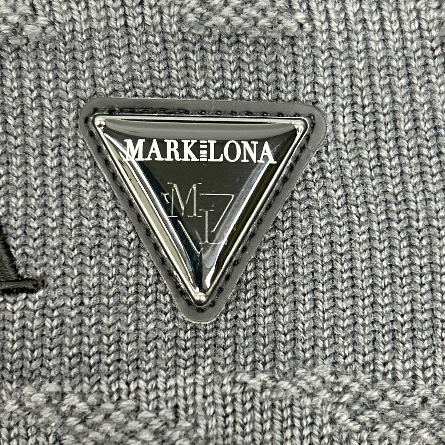 MARK&LONA Wool DPHK Knit Sweater Charcoal Size 48
