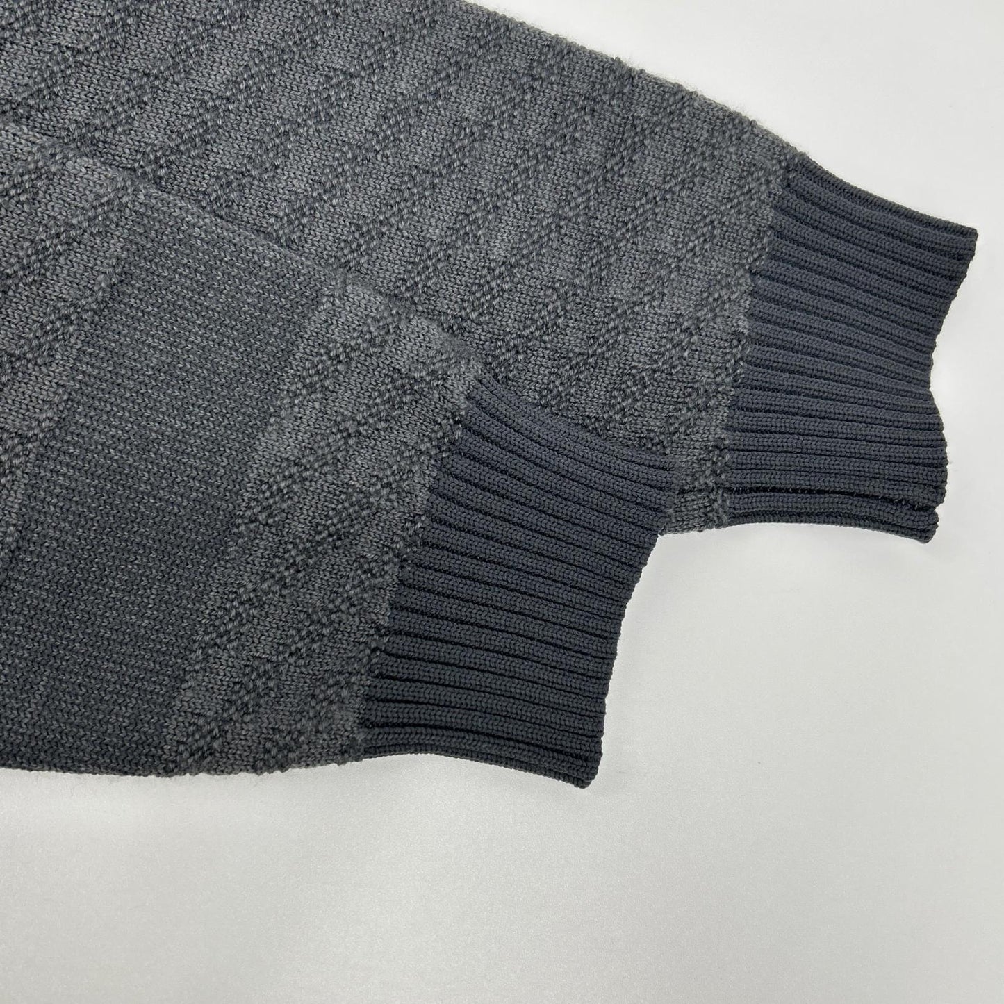 MARK&LONA Wool DPHK Knit Sweater Charcoal Size 48