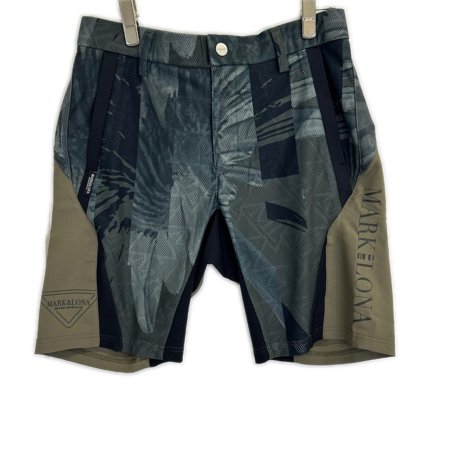 MARK&LONA DHTS Polyester Shorts Khaki Size 46