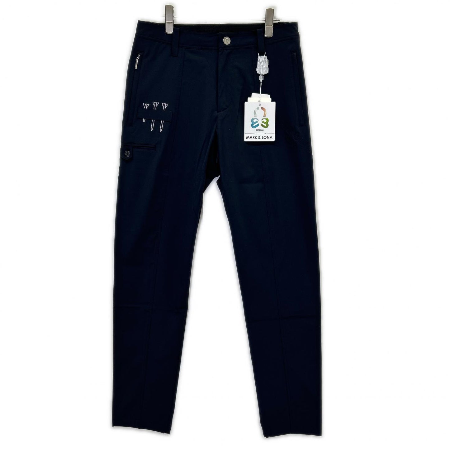 MARK&LONA Edition 4-Way Stretch Nylon Pants Black Size 46