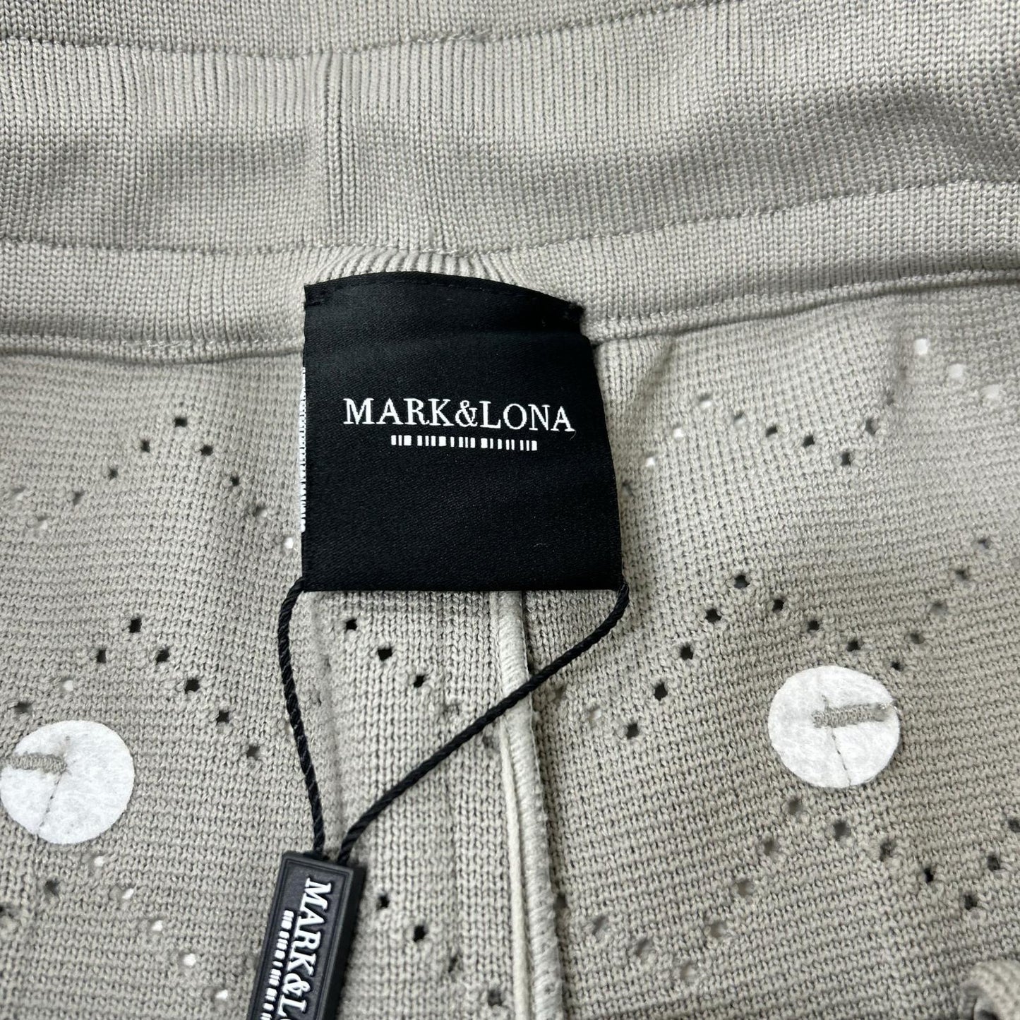 MARK&LONA MRPT Milano Rib Polyester Pants Gray Size 46