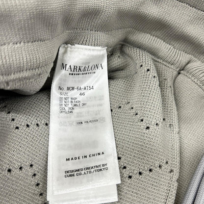 MARK&LONA MRPT Milano Rib Polyester Pants Gray Size 46