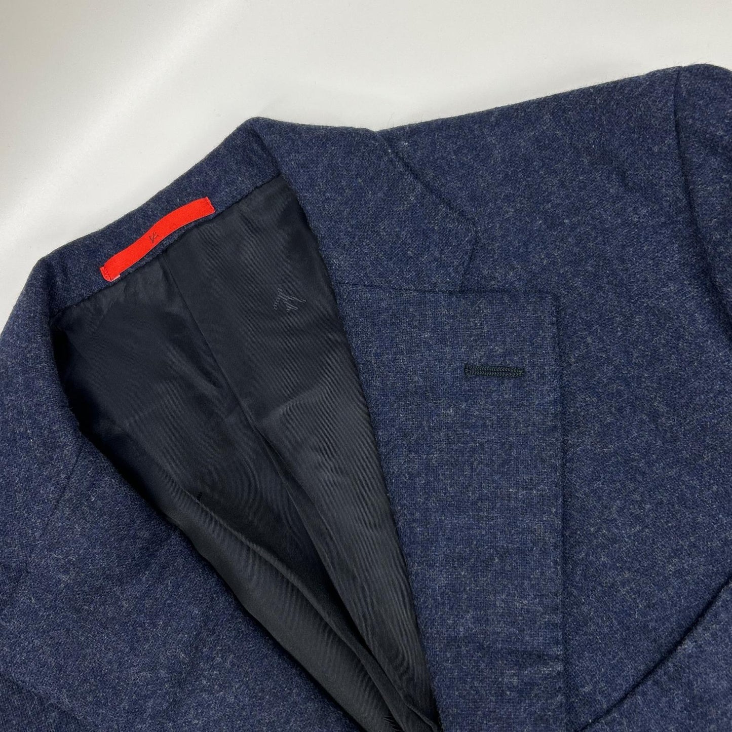 ISAIA SAILOR Wool Cashmere Notch Lapel Jacket Navy Size 48