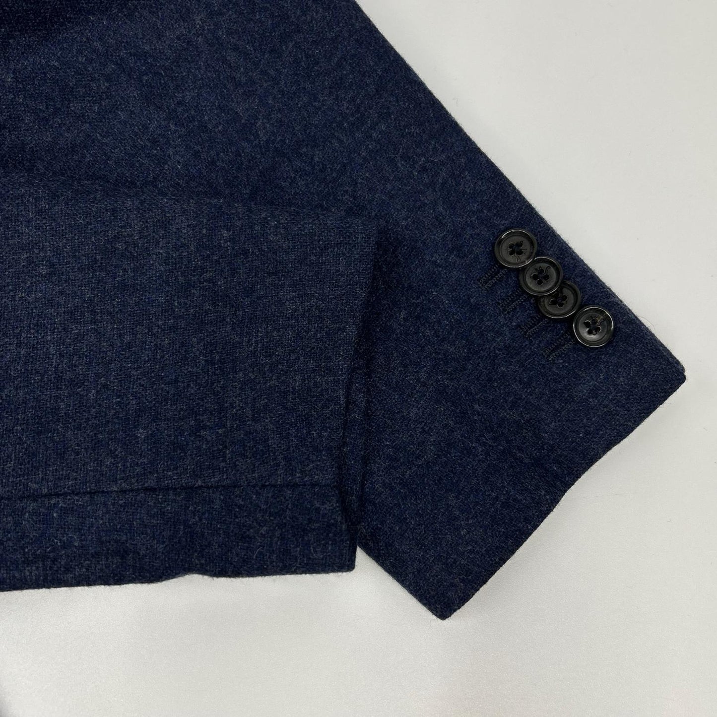 ISAIA SAILOR Wool Cashmere Notch Lapel Jacket Navy Size 48