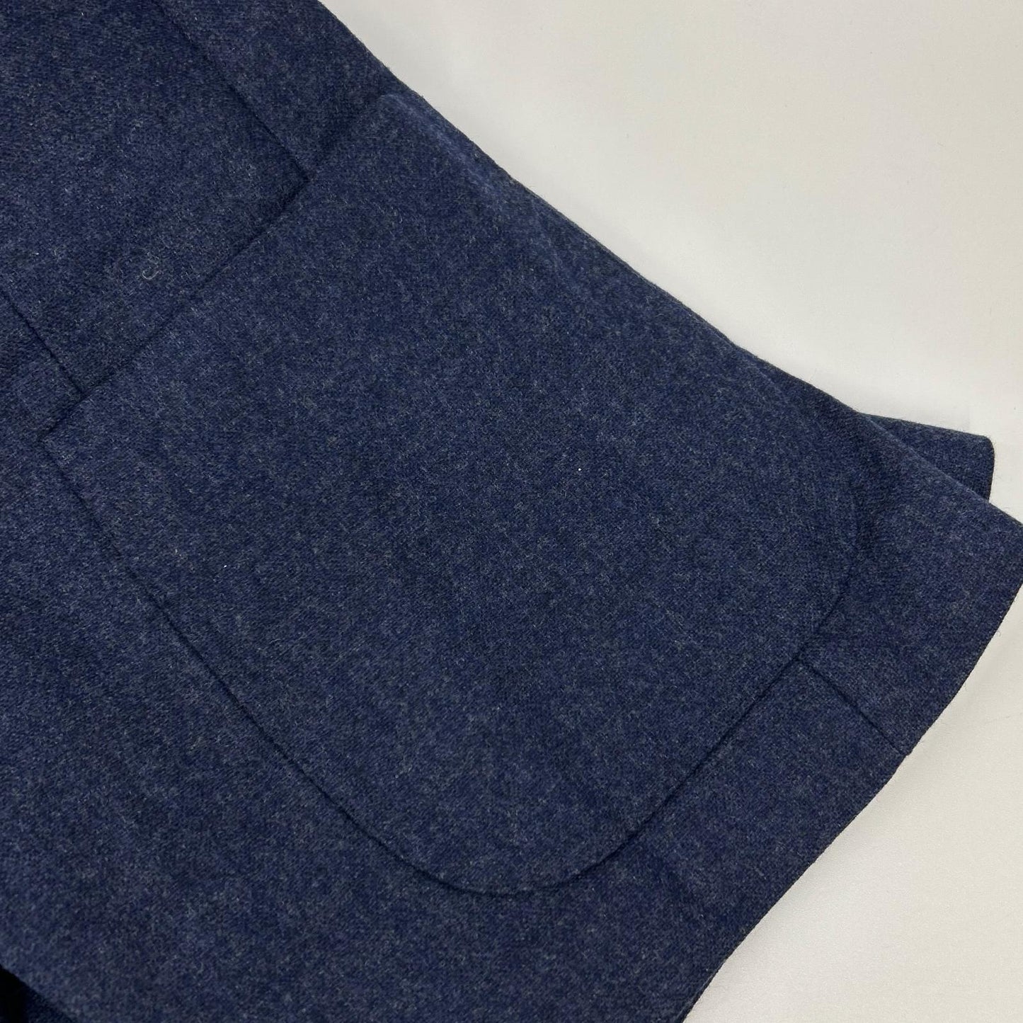 ISAIA SAILOR Wool Cashmere Notch Lapel Jacket Navy Size 48