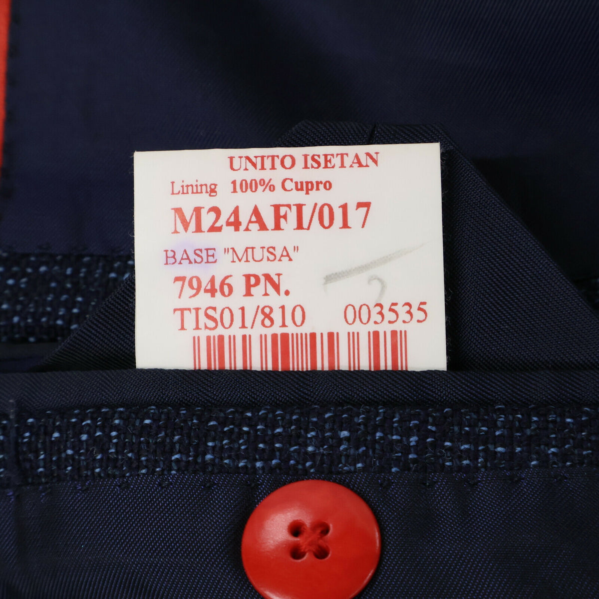 ISAIA Edwin Woodhouse 2-Button Suit Navy Size 48 8R Size 48 8R