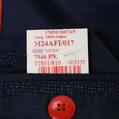ISAIA Edwin Woodhouse 2-Button Suit Navy Size 48 8R Size 48 8R