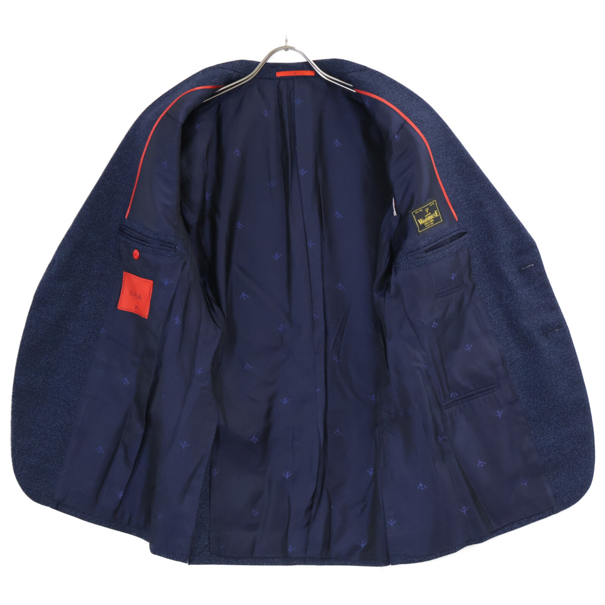 ISAIA Edwin Woodhouse 2-Button Suit Navy Size 48 8R Size 48 8R