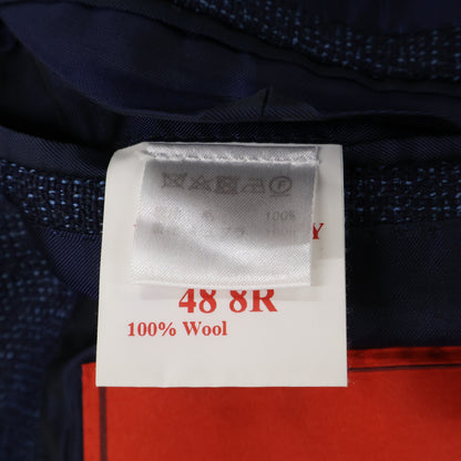 ISAIA Edwin Woodhouse 2-Button Suit Navy Size 48 8R Size 48 8R