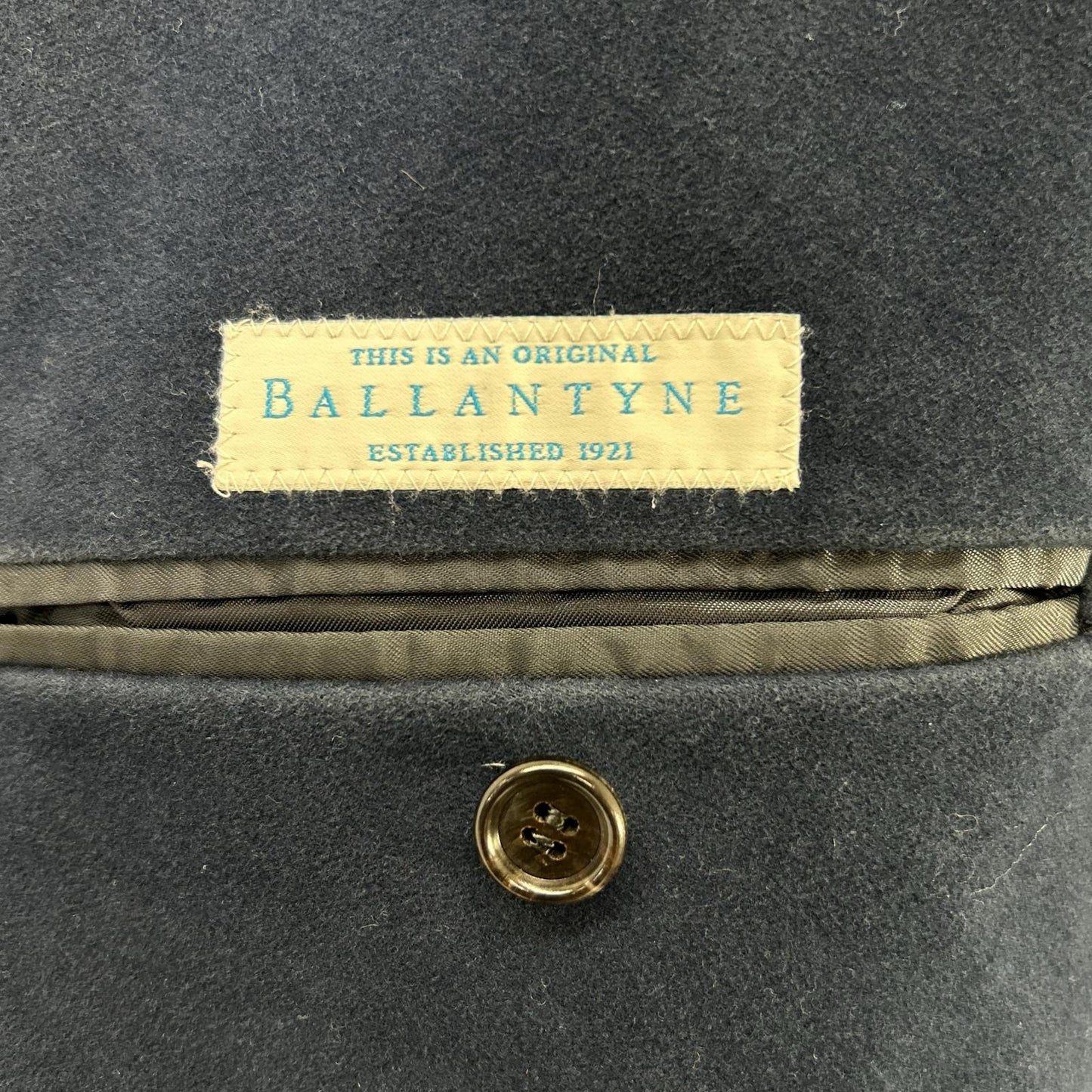 Ballantyne BL531H Navy Moleskin Jacket Size 50