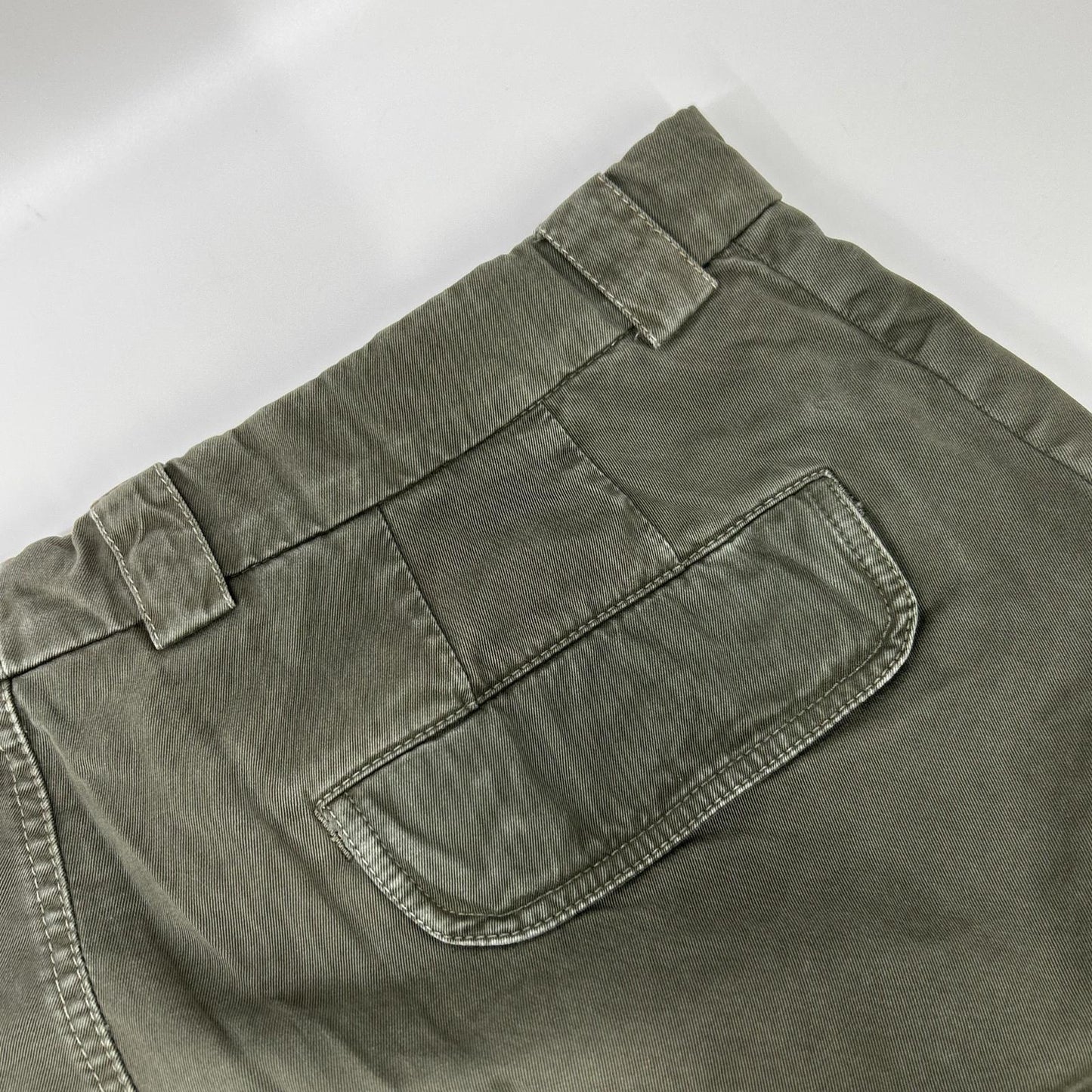 BRUNELLO CUCINELLI DE91930 Khaki Aviator Pants Size 48