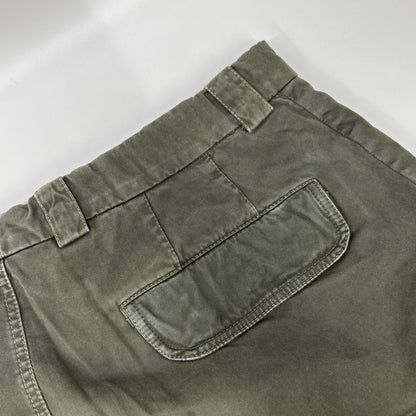 BRUNELLO CUCINELLI DE91930 Khaki Aviator Pants Size 48