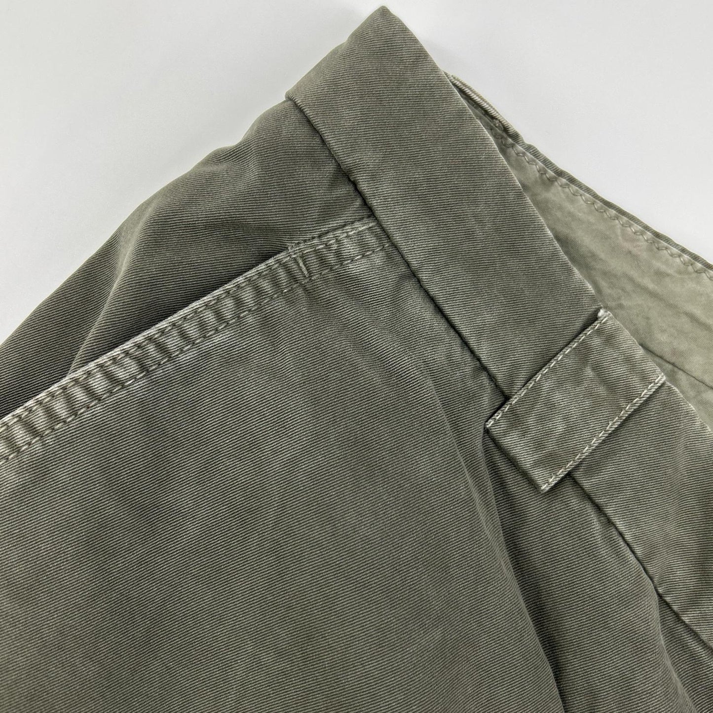 BRUNELLO CUCINELLI DE91930 Khaki Aviator Pants Size 48