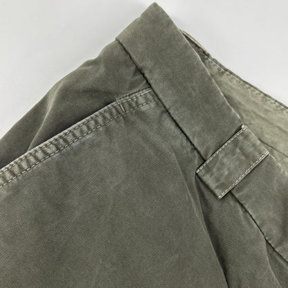 BRUNELLO CUCINELLI DE91930 Khaki Aviator Pants Size 48