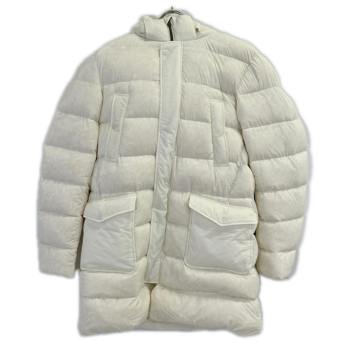 HERNO Legend Nylon Down Coat White Size 44