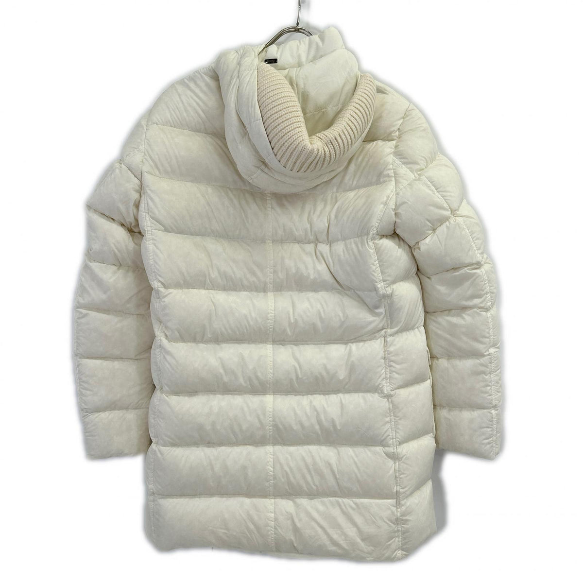 HERNO Legend Nylon Down Coat White Size 44