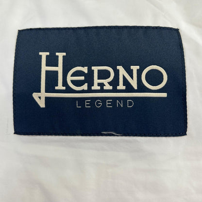 HERNO Legend Nylon Down Coat White Size 44