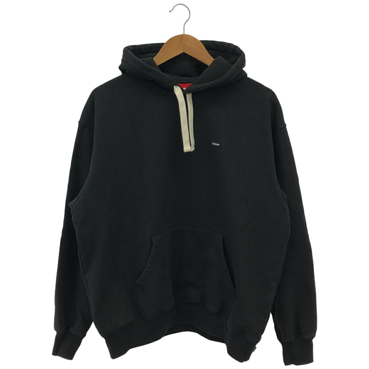 Supreme Small Box Logo Black Hoodie Size M