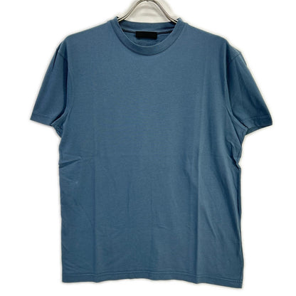 PRADA Blue Triangle Logo T-Shirt UJM572 Size M