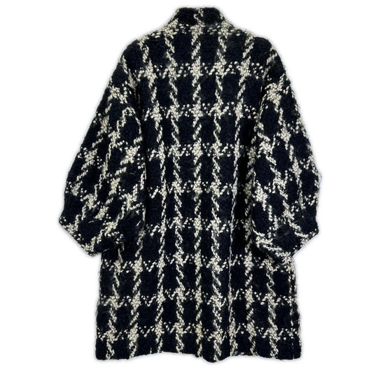 s GC x COMMEdesGARCONS 80s Houndstooth Wool Overcoat Coat