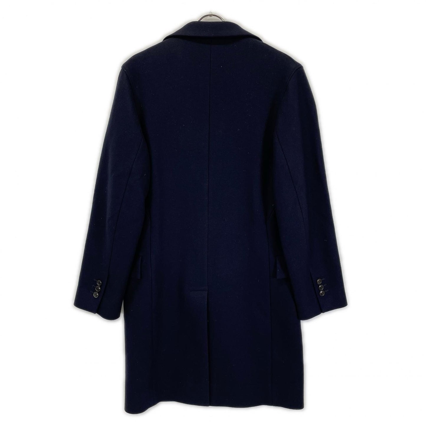 BARNEYSNEWYORK Navy Wool Chesterfield Coat 2055513 Size 46