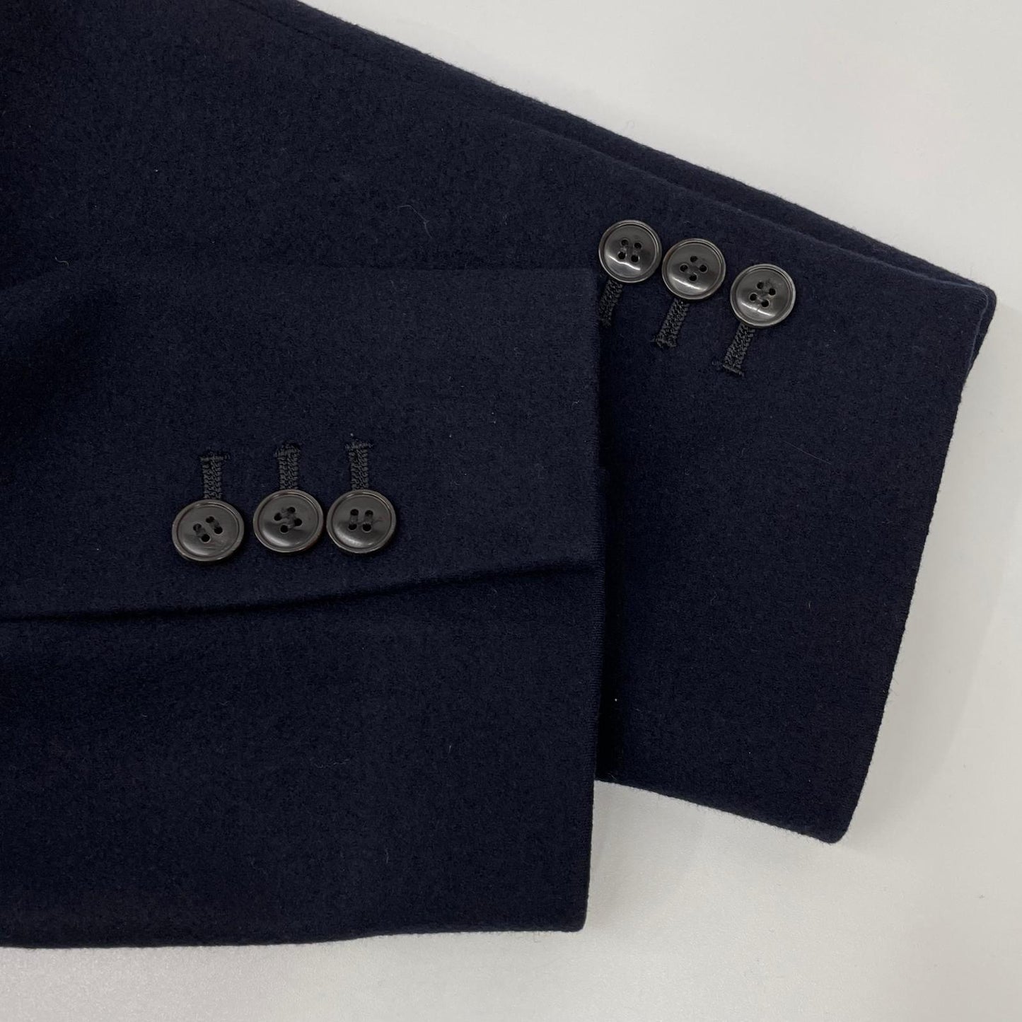 BARNEYSNEWYORK Navy Wool Chesterfield Coat 2055513 Size 46